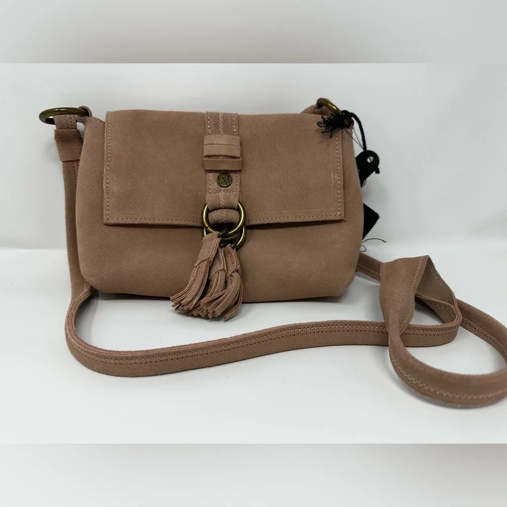 Elle Jae Gypset WILDLEDER CROSSBODY in blush